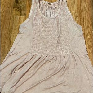 Pink top with lace-up back detail, pink, med